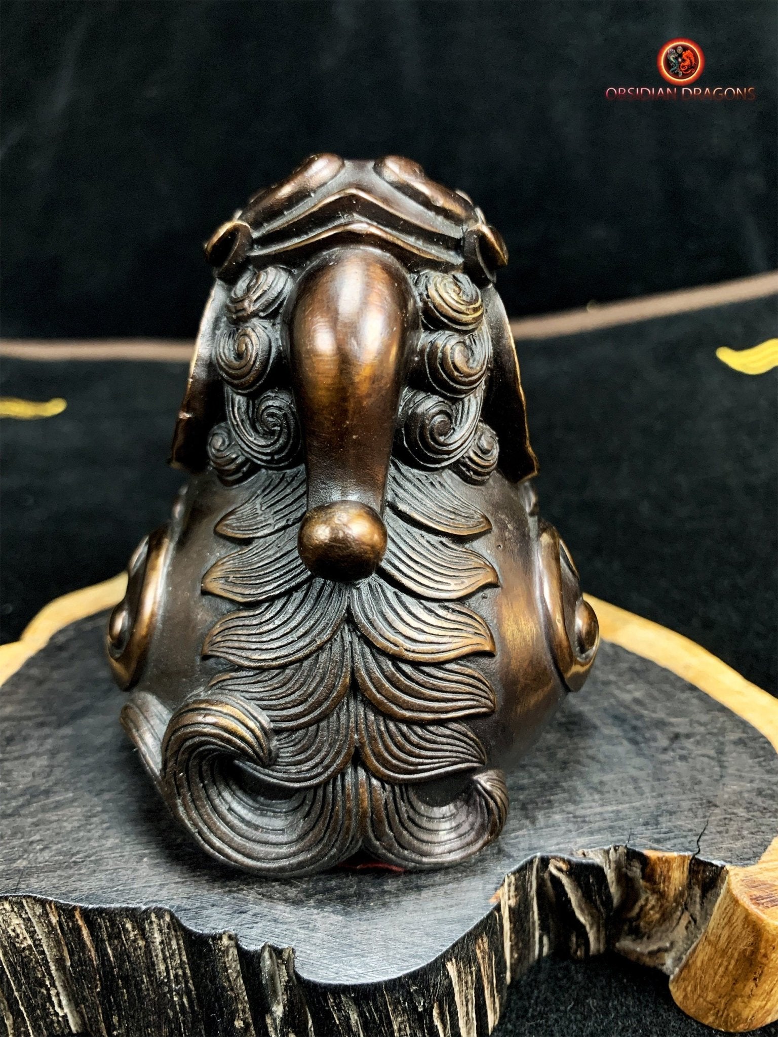 Statuette Pixiu en Bronze - Protection Feng Shui | obsidian dragons