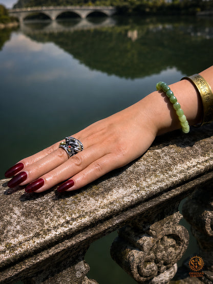 Bracelet en jade naturel - Hetian yu des monts Kunlun