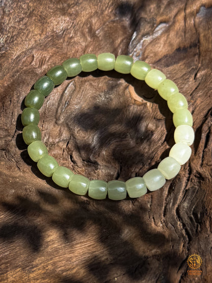 Bracelet en jade naturel - Hetian yu des monts Kunlun