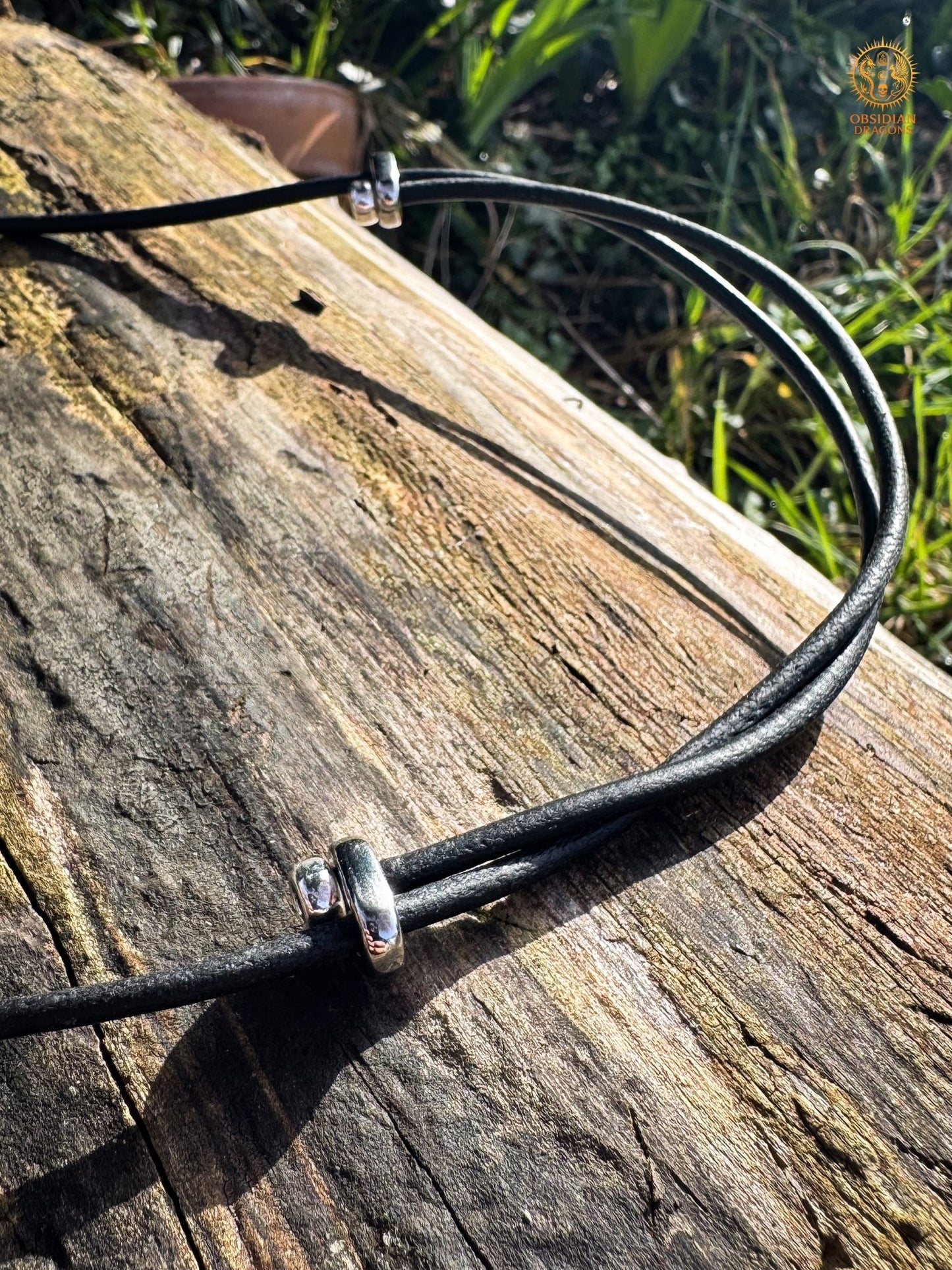 Collier DZI à 21 yeux – Perle du ciel tibétaine authentique - obsidian dragons