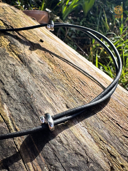 Collier DZI à 21 yeux – Perle du ciel tibétaine authentique - obsidian dragons