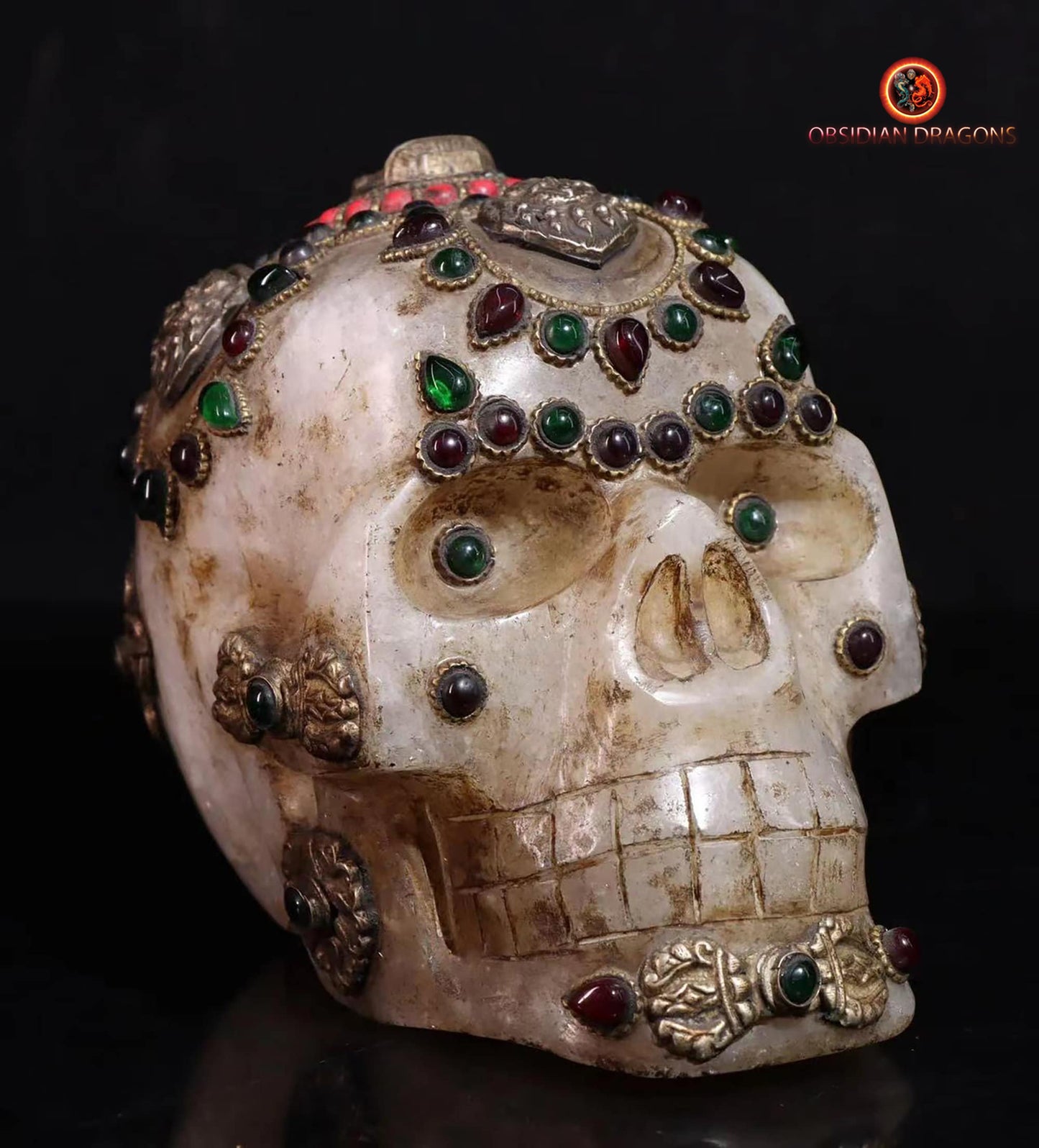 Crâne de cristal tibétain- rituels tantriques