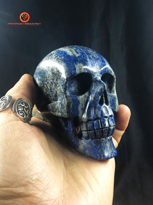 Crâne de cristal- Lapis lazuli