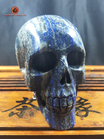 Crâne de cristal- Lapis lazuli