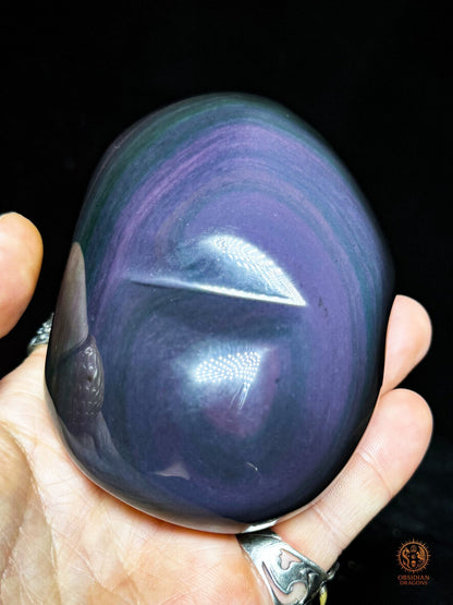 Étoile en obsidienne œil céleste exceptionnelle – Jaune rare - obsidian dragons