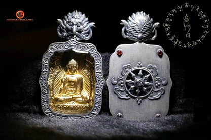 Pendentif Bouddha- Ghau- Bouddha Amitabha | obsidian dragons