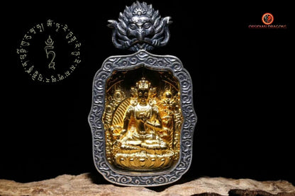 Pendentif Bouddha- Ghau- Mahasthamaprapta | obsidian dragons