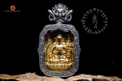 Pendentif Bouddha- Ghau- Akashagarbha | obsidian dragons