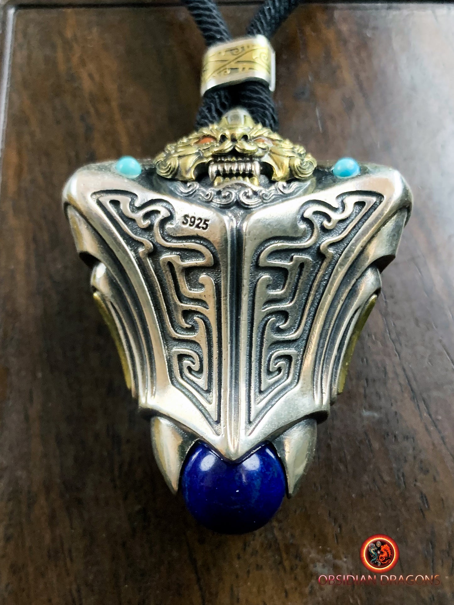 Pendentif Dragon - Gardien du Dharma