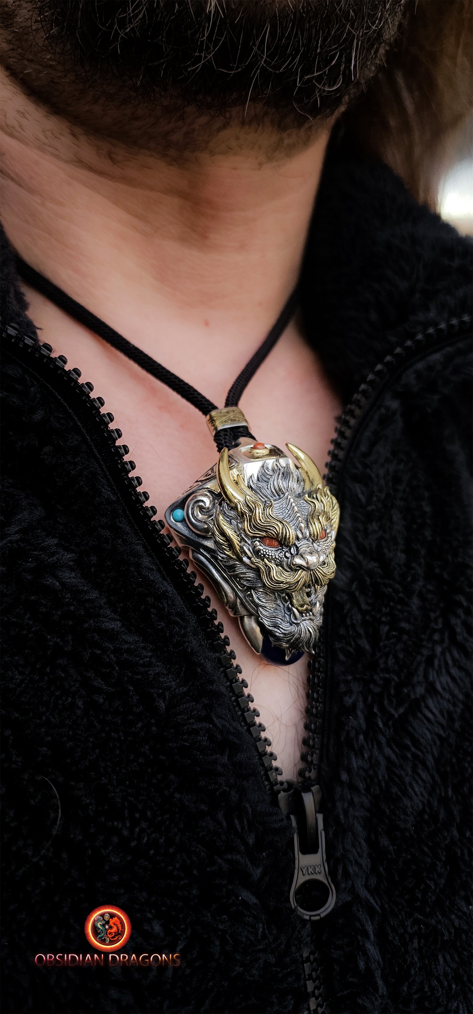 Pendentif Dragon - Gardien du Dharma