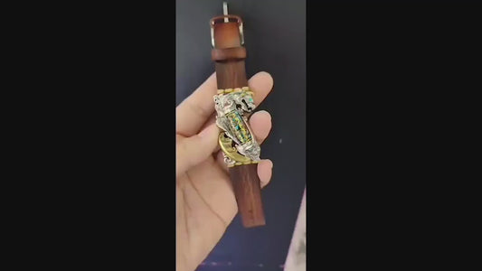 bracelet dragon, protection Feng Shui , Pixiu agate sacrée tibétaine "DZI" cuir argent 925 cuivre turquoise