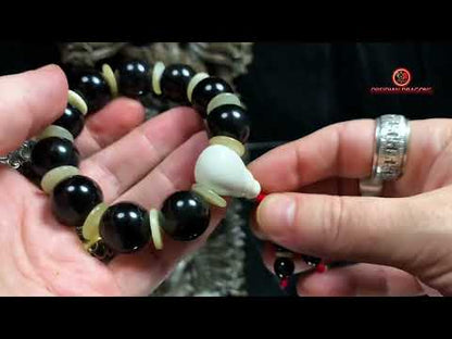 Mala de Poignet en Obsidienne - Protection Spirituelle