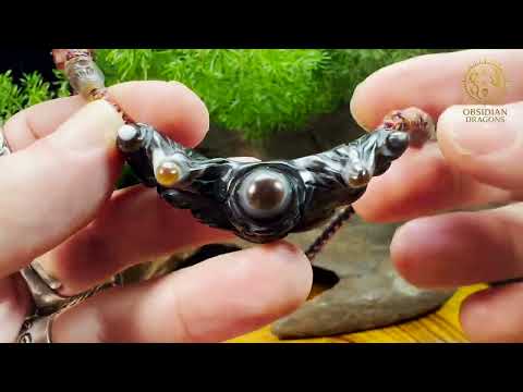 Video du Collier de protection tibetain Lug Mig Oeil magique