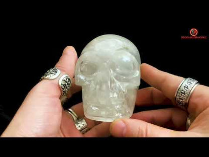 Crâne de cristal en cristal de roche- Atypique