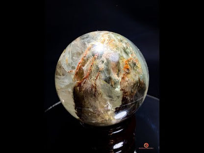 Sphère de Quartz Chlorite Naturelle - Boule de Cristal Unique