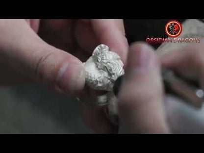 Bague Dragon Argent: Force & Sagesse