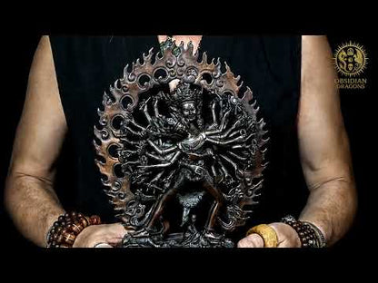 Statue de Kalachakra en bronze – Yab-Yum tibétain