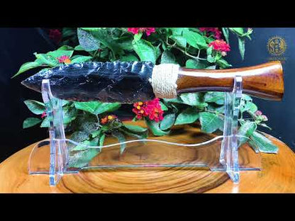 Dague en Obsidienne – Obsidienne Argentée – Trancher l’Illusion