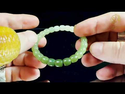 Bracelet en jade naturel - Hetian yu des monts Kunlun