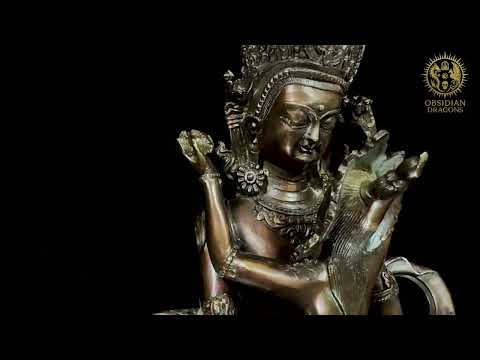 Lien youtube vers la video de la Statuette de Vajrasattva, yab yum en bronze - parèdre amovible - Obsidian Dragons