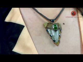 Pendentif Dent De 4,5 Cm - Monture En Argent Sterling - Thème Animal