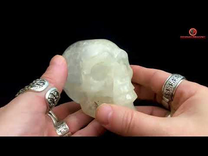 Crâne de cristal de roche Himalayen- Connexion profonde