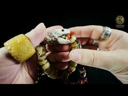 Bracelet chaman serpent - transmutation du poison en sagesse