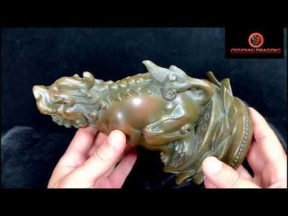 Statuette Pixiu en Bronze - Protection et Prospérité Feng Shui