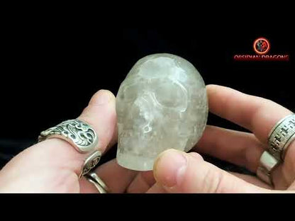 Petit crâne de cristal de roche- Himalaya- Unique