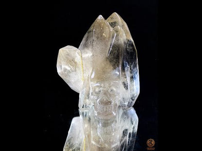 Crâne de Cristal - Quartz naturel Sculpté et Volumes Bruts