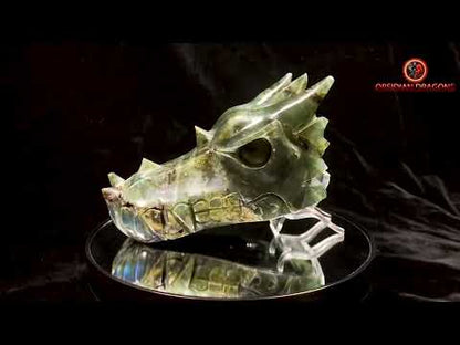 crâne de dragon- Labradorite- Artisanal