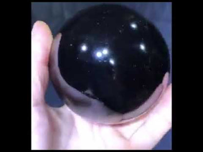 Grande sphère en obsidienne œil céleste - Unique - 9.86cm