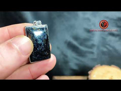 Pendentif pietersite- Serti argent 925