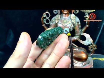 Pendentif bouddha en jade - Amitabha