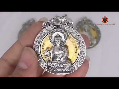 Pendentif bouddha- Vairocana- Harmonie Cosmique