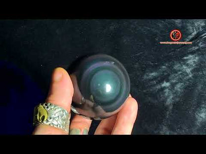 Sphère en obsidienne œil céleste - Unique - 6,40cm