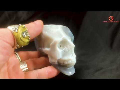 Crâne de cristal- Géode de quartz- Artisanal