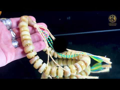 Mala de Ceinture en Os de Buffle - 36 Perles