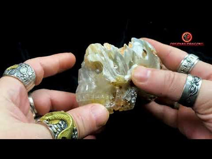 Crâne de cristal Rare- Concrétions stalactiformes