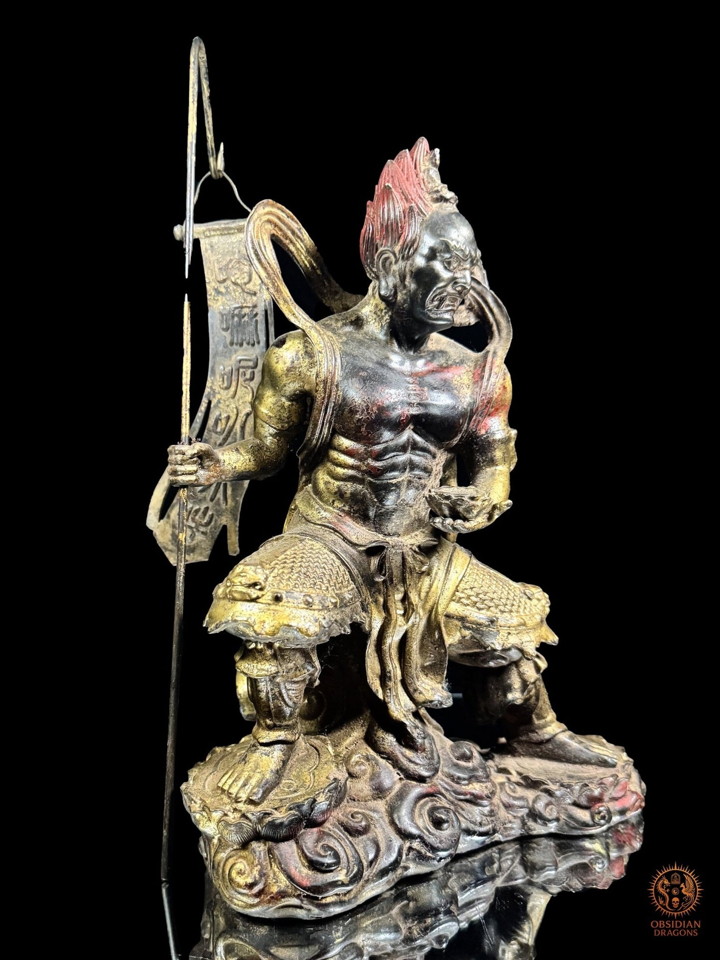 Statuette bouddhiste ésotérique en bronze – Mianran Dashi