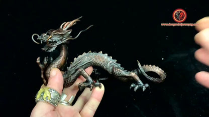 Statuette dragon en bronze- Protection Feng shui