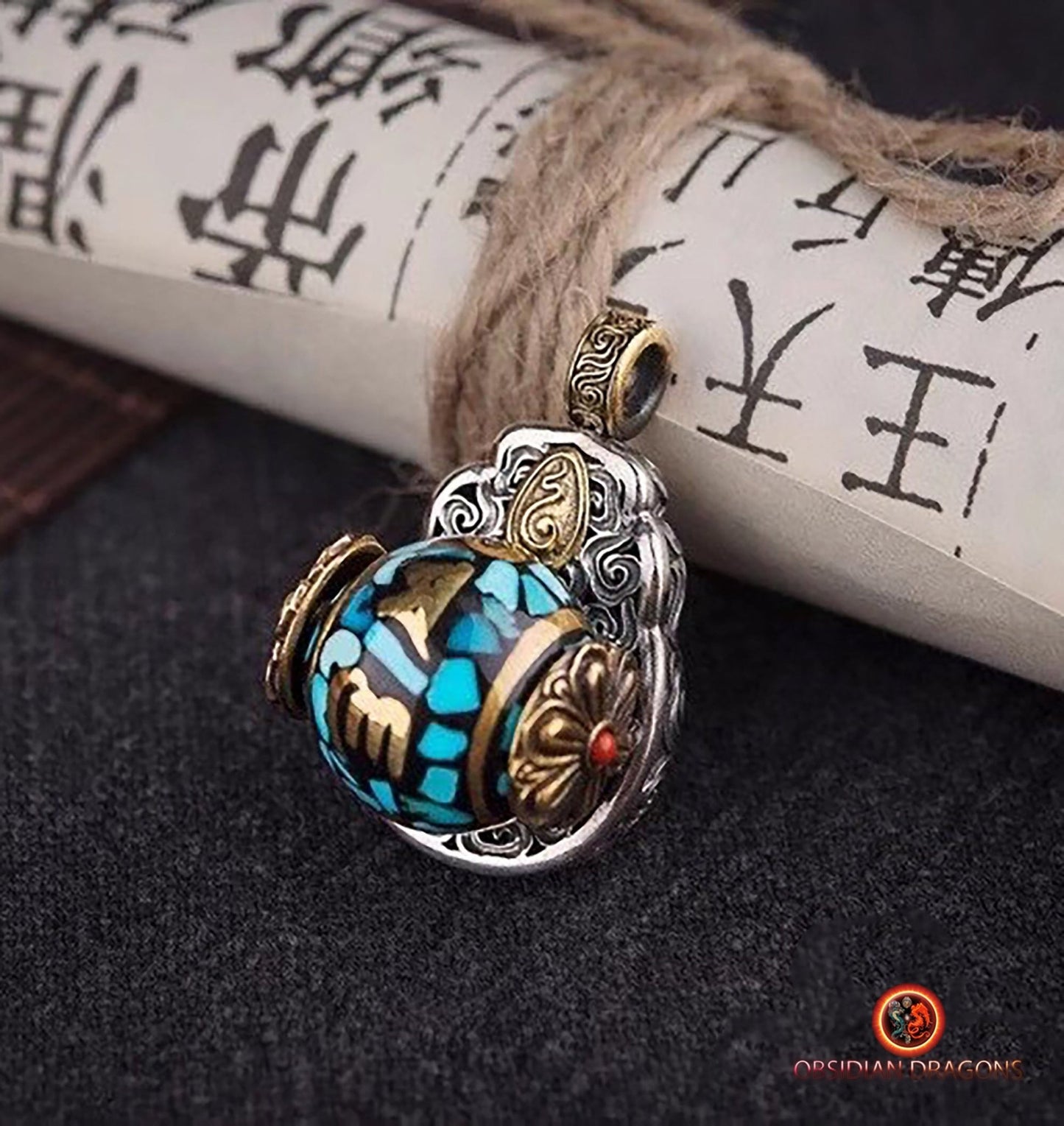 amulette de protection tibétaine- Guérison et Purification