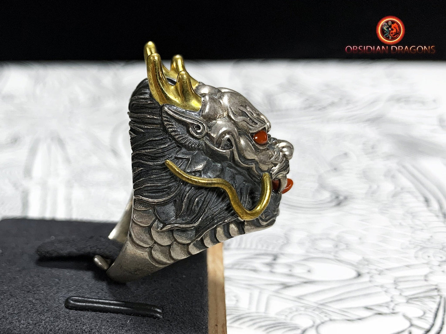 Bague dragon- Protection Feng shui