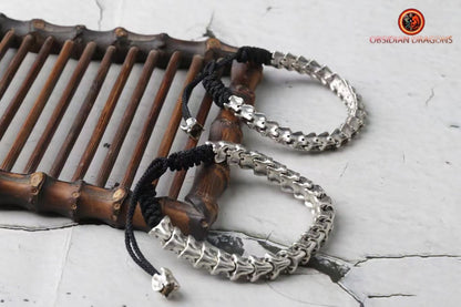 Bracelet vertèbres de serpent- Argent 925