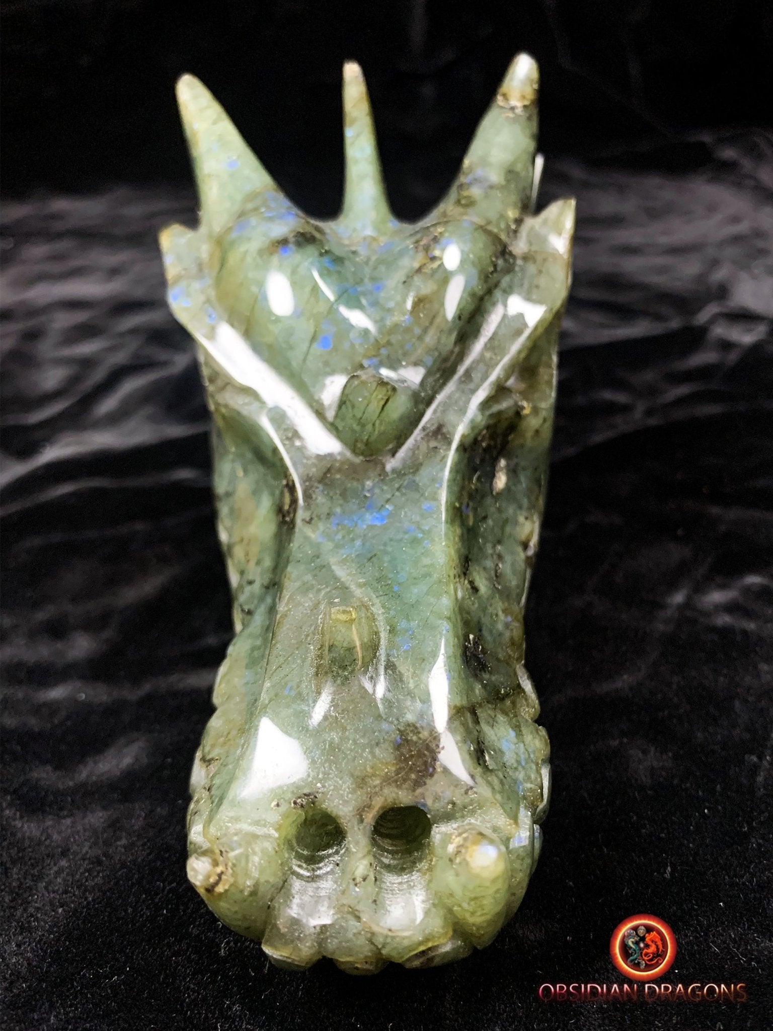 crâne de dragon- Labradorite- Artisanal