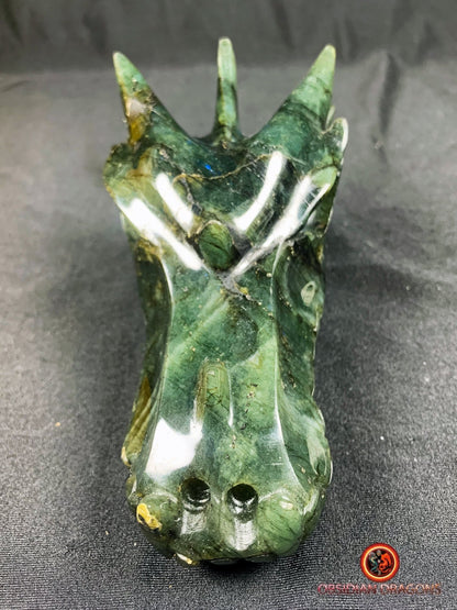 crâne de dragon- Labradorite- Unique