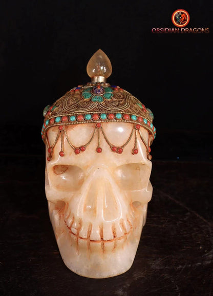 Crâne de cristal tibétain- méditations tantriques