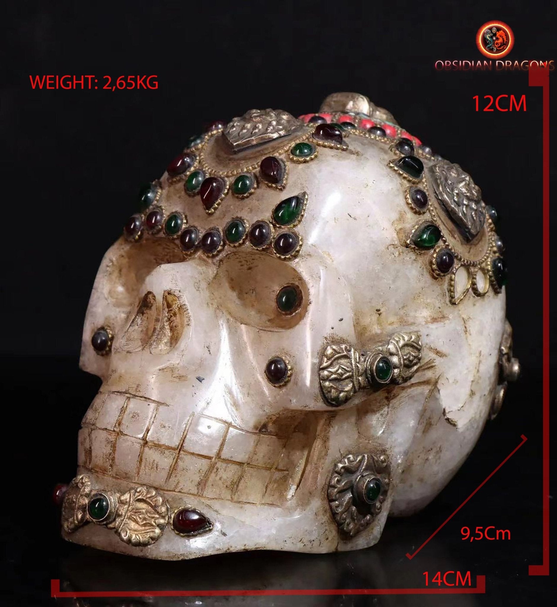 Crâne de cristal tibétain- rituels tantriques