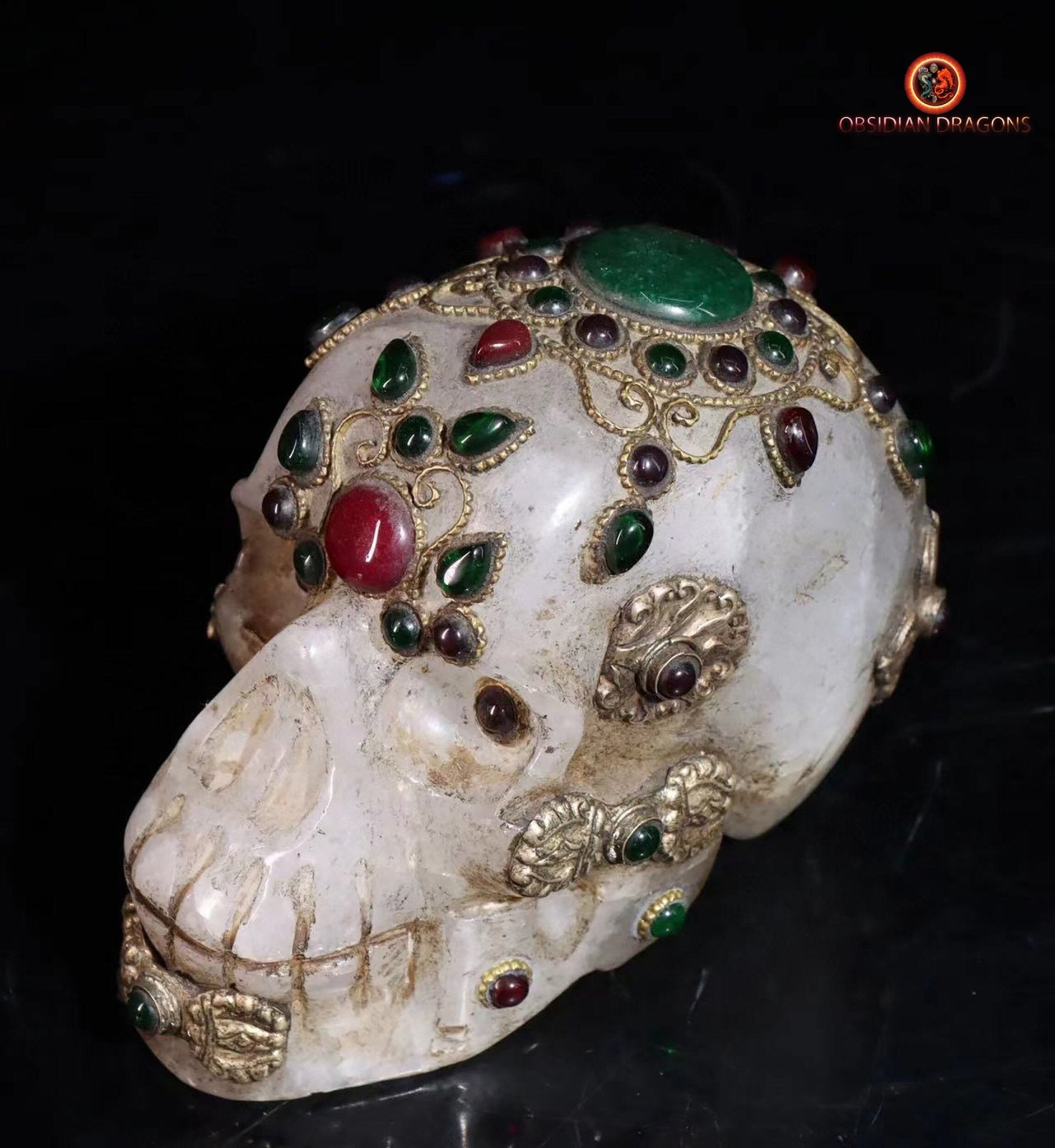 Crâne de cristal tibétain- Pratiques tantriques