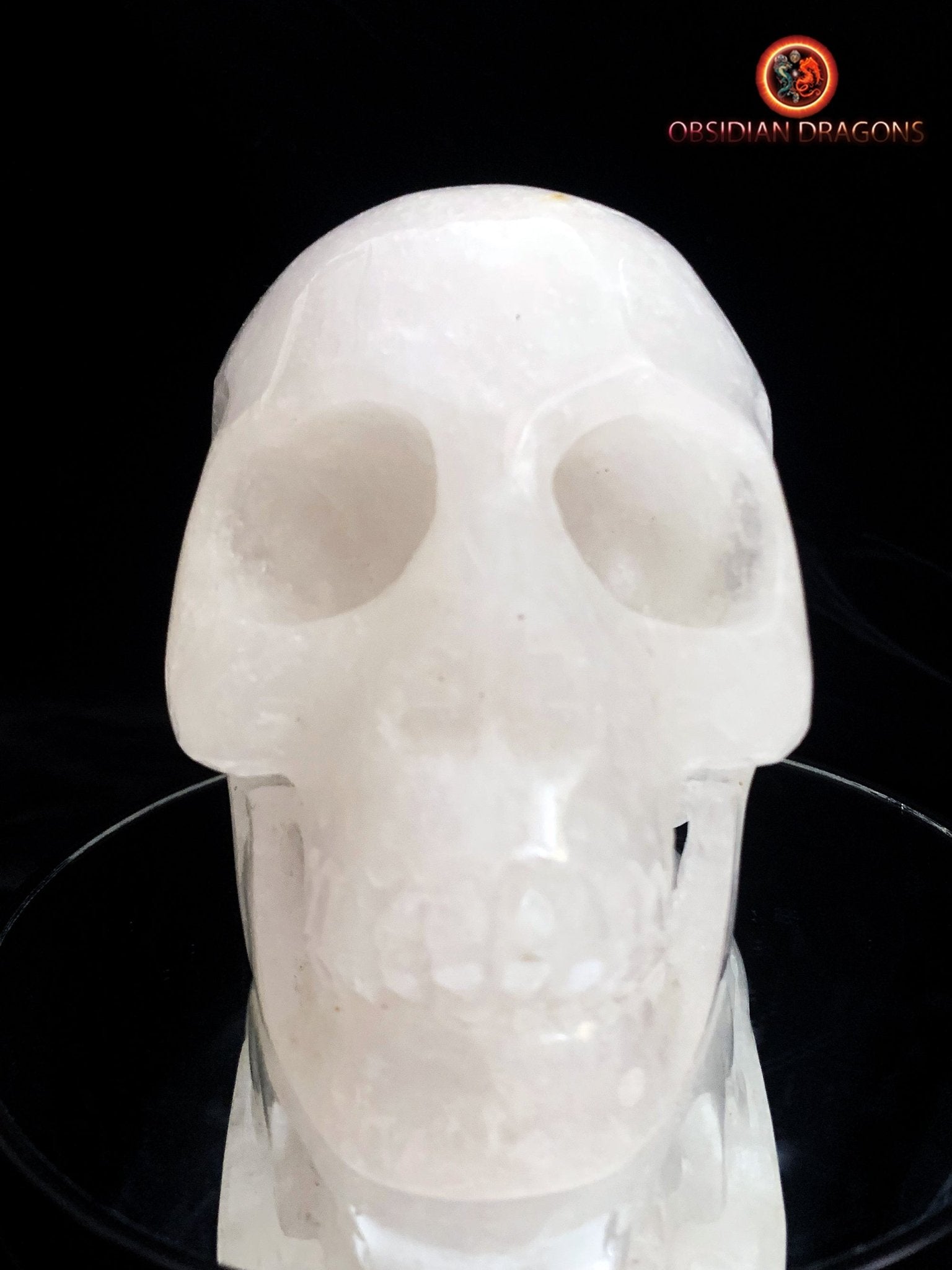 Grand crâne de cristal de roche- Himalaya- Unique